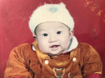 婴儿时期的赵荣力